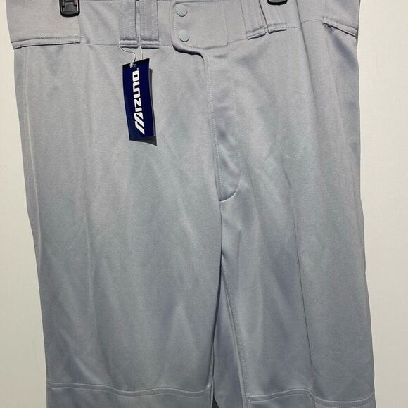 Mizuno Men's Gray Elastic Bottom Durable Performance Baseball Pants Size 2XL - Picture 5 of 11